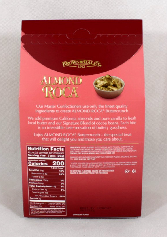 Brown & Haley Almond Roca Buttercrunch Toffee 28 Oz New Free Shipping gallery