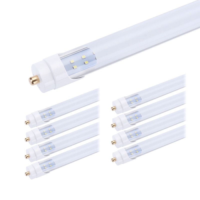 Single Pin 8FT 45W LED 5000K 6000K 8 Foot Fluorescent Bulb 65W 2 Rows Tube Light gallery