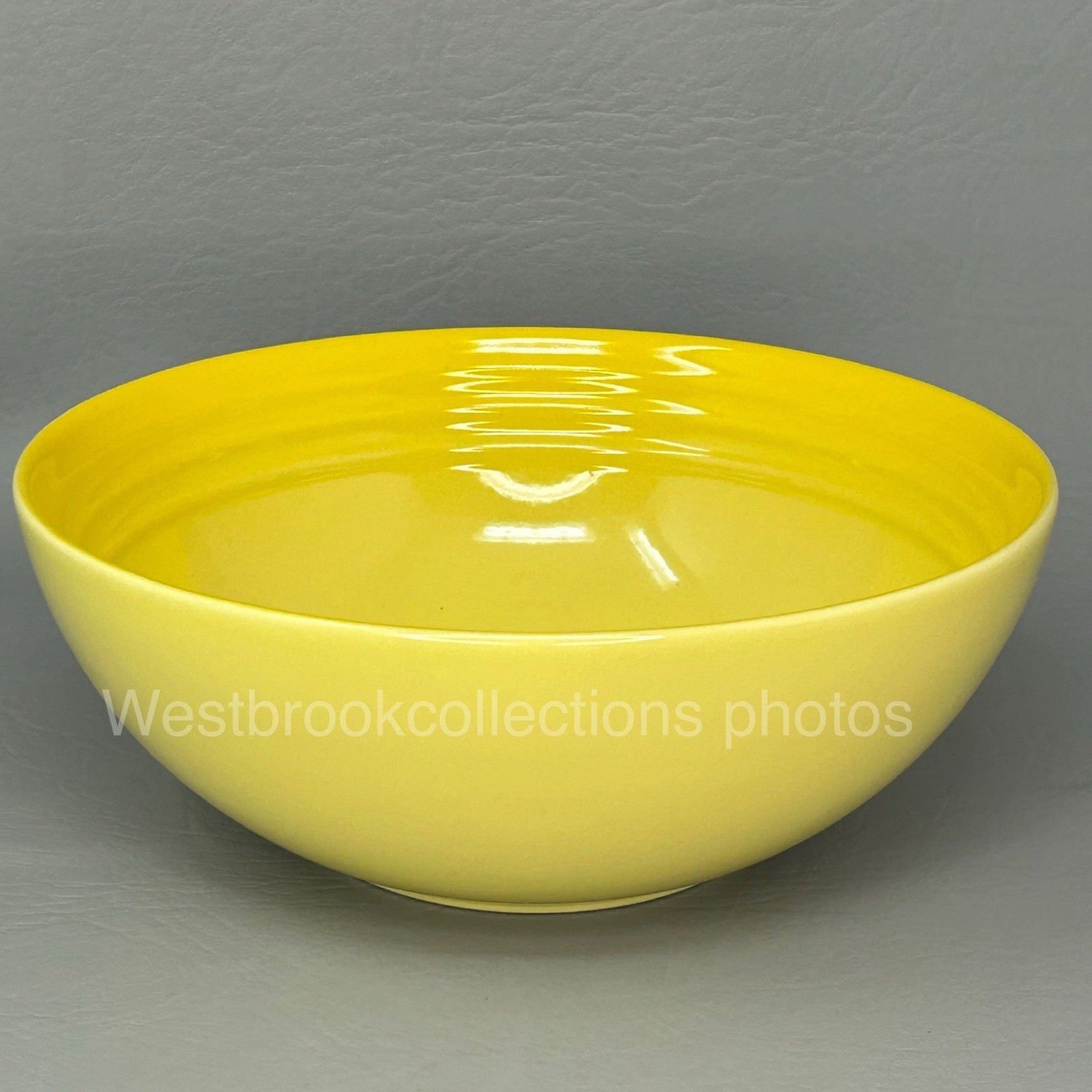 1) Le Creuset Dinnerware VANCOUVER CEREAL BOWL ~ SOLEIL YELLOW ~ 6.25" ~ Seconds gallery