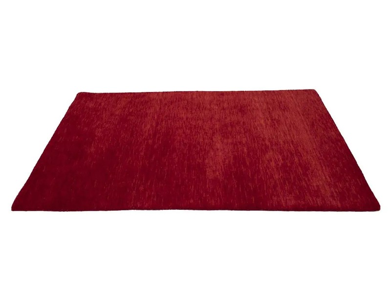 Red Solid Design Hand-Loomed 4X6 Gabbeh Wool Rug Oriental Home Decor Carpet gallery