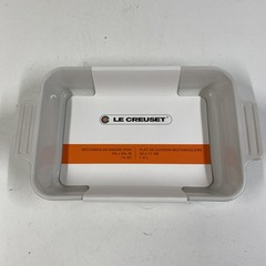 LE CREUSET Rectangular Baking Dish 9 3/4 X 6 5/8 In. 1.5 1 1/2 Qt WHITE