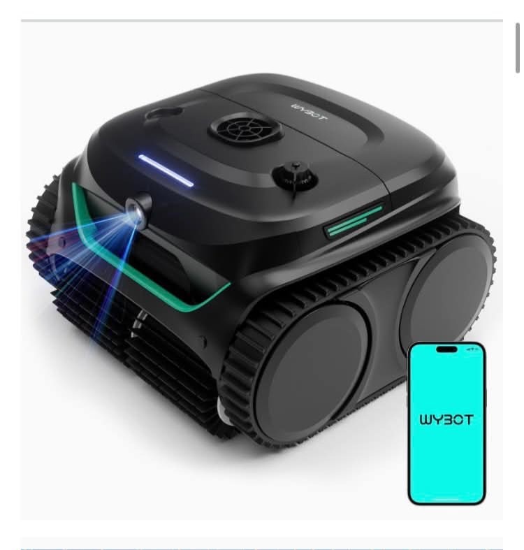 WYBOT C2 Cordless Robotic Pool Cleaner, up to 2152 Sq.ft 7 Cleaning Modes gallery