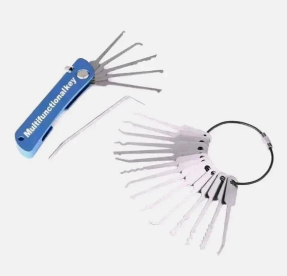 21pcs Stainless Steel Portable Key Practice Set Professional Key Door Open****** gallery