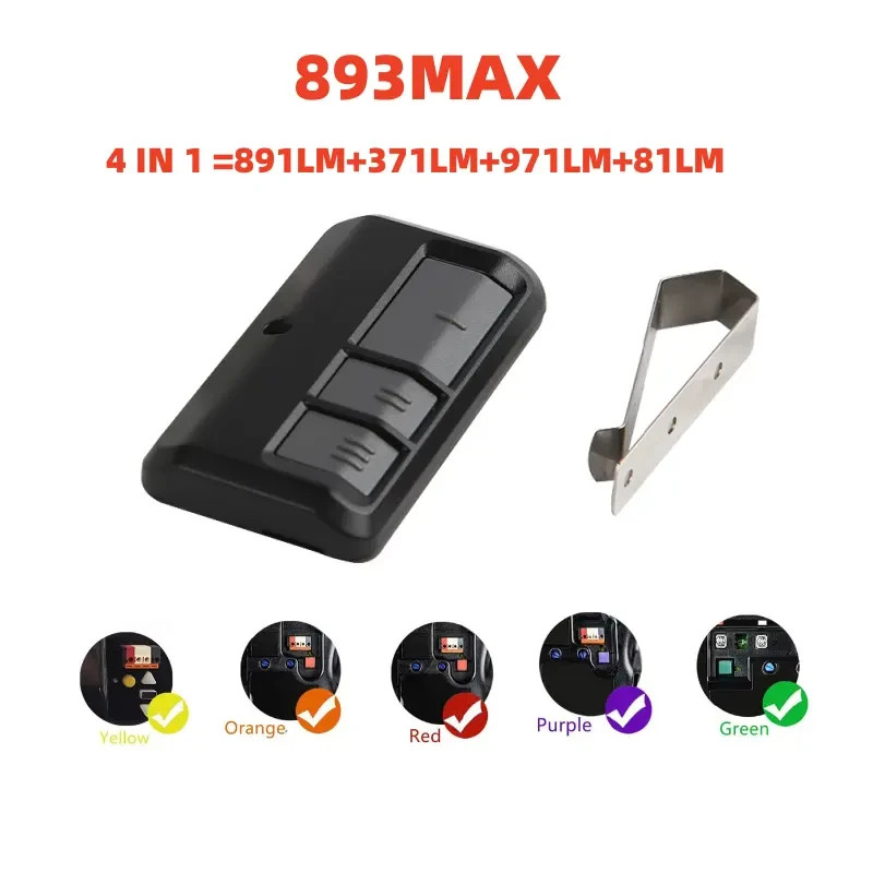 20 Pack 893MAX LiftMaster 3 Button Remote Control Garage Door Opener gallery