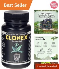 Clonex Rooting Gel – High-Performance Rooting Compound for Plant Cuttings, Conta