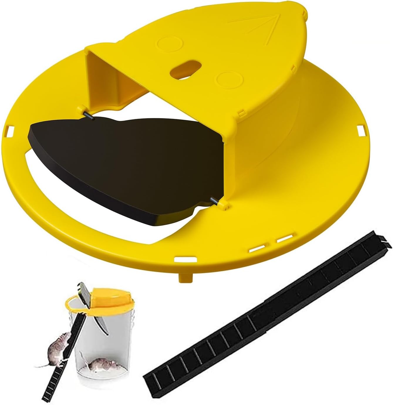 1-4 PCS Bucket Lid Mouse Rat Trap Bucket Mousetrap Catcher US gallery