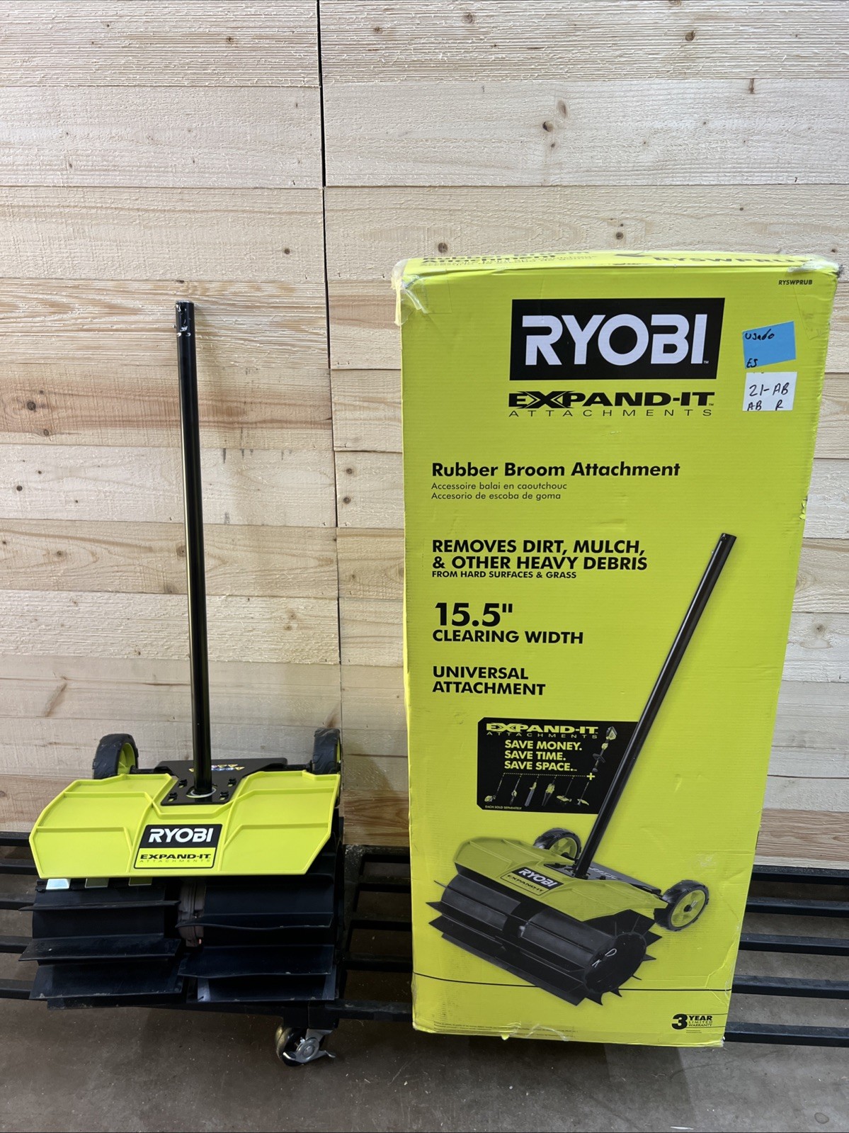 RYOBI Expand-It Rubber Sweeper Attachment (USED) RYSWPRUB gallery