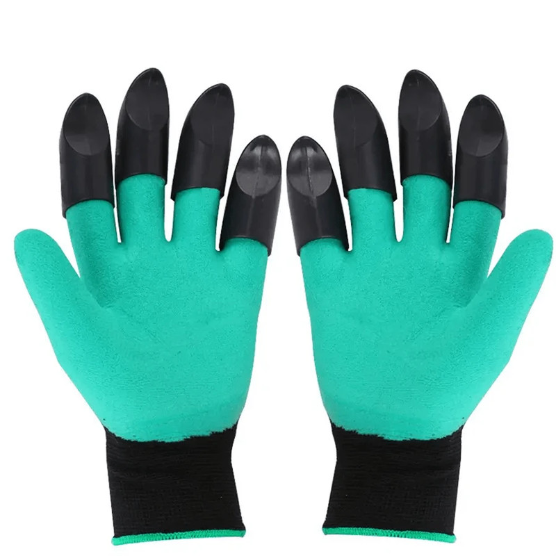 1Pair Garden Gloves With Claws For Digg Protects Nails & Fingers Gardening Tools gallery