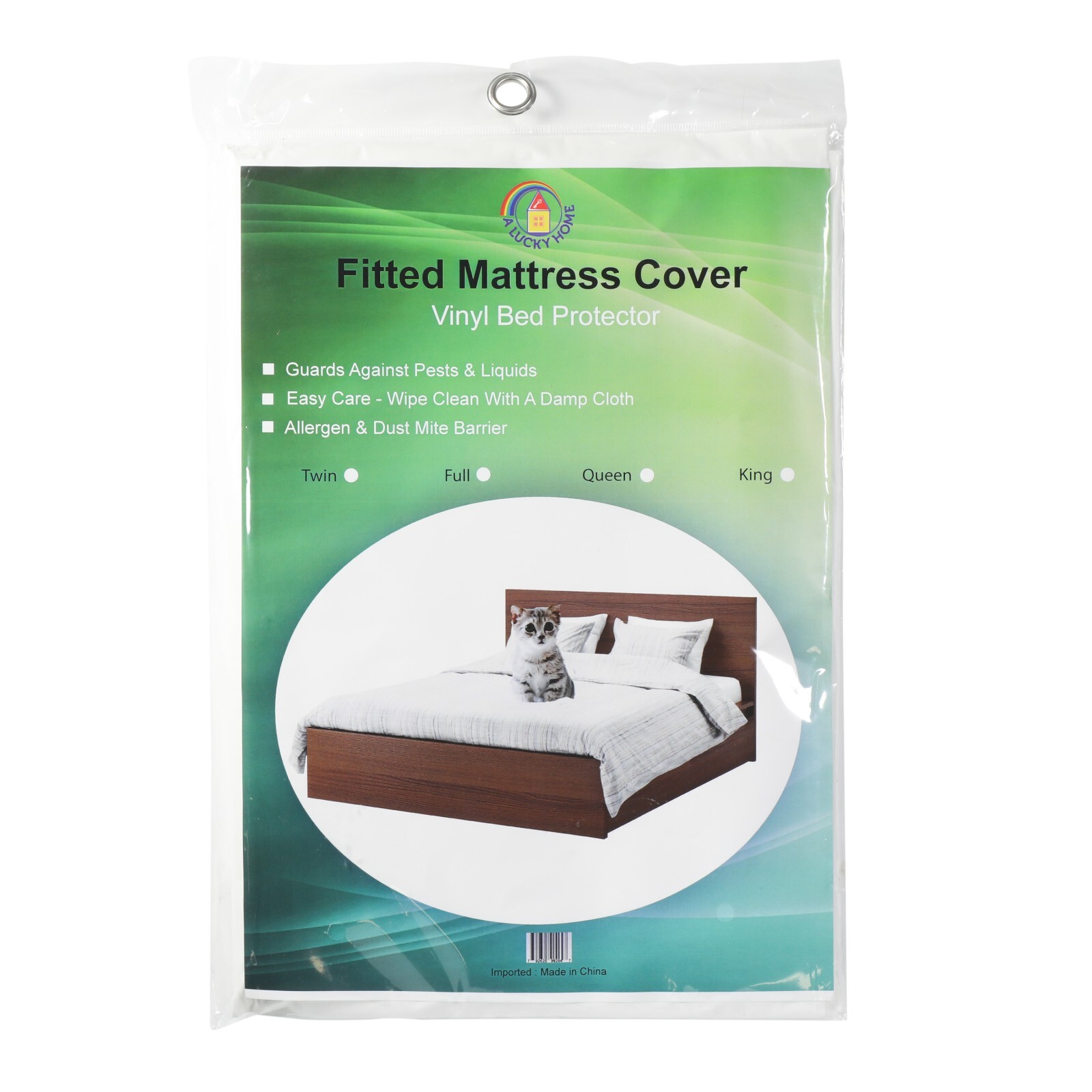 Fitted Plastic Mattress Protector Queen and Full size available gallery