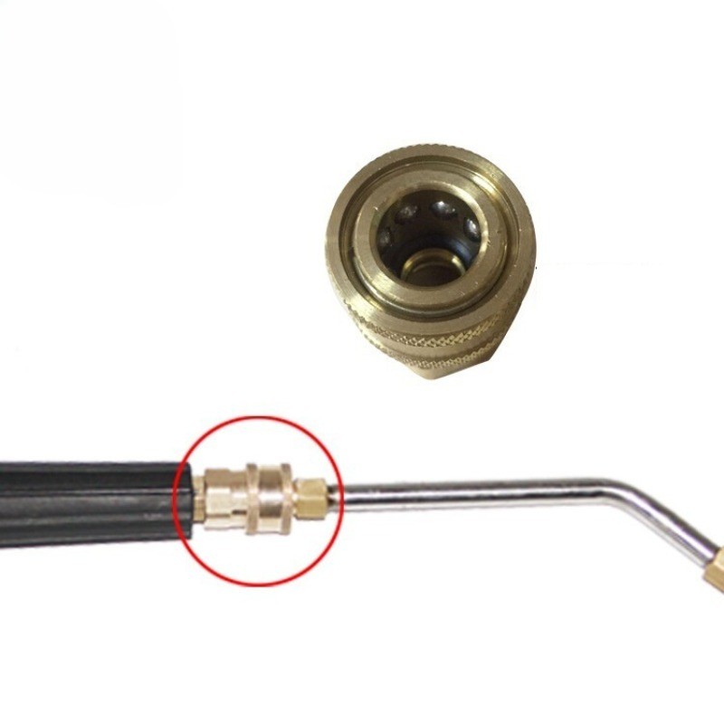 1/4" Quick Connect 9 inch Car Wash Pressure Washer Extension Nozzle Tip Jet gallery