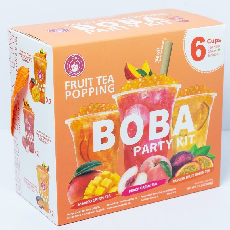 Bubble Instant Marbling Popping Boba Party Kit- 17.1oz gallery