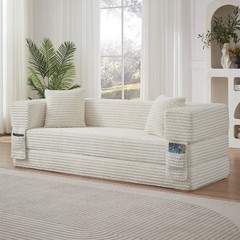 Convertible Sofa Bed Sleeper Space Saving Bed Frame Couch for Small Spaces