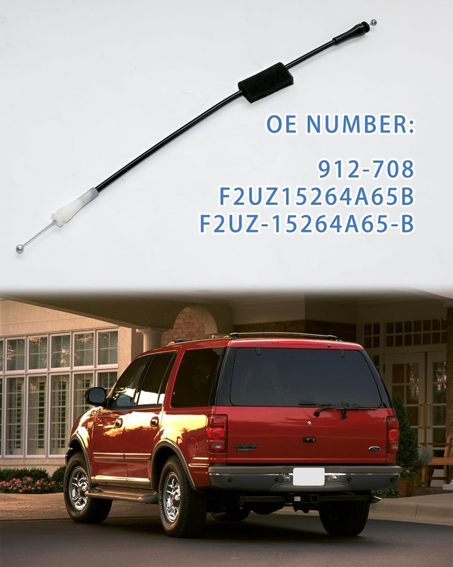 2 PCS Tailgate Release Cables for 1997-2002 Ford Expedition Rear Door Latch C... gallery