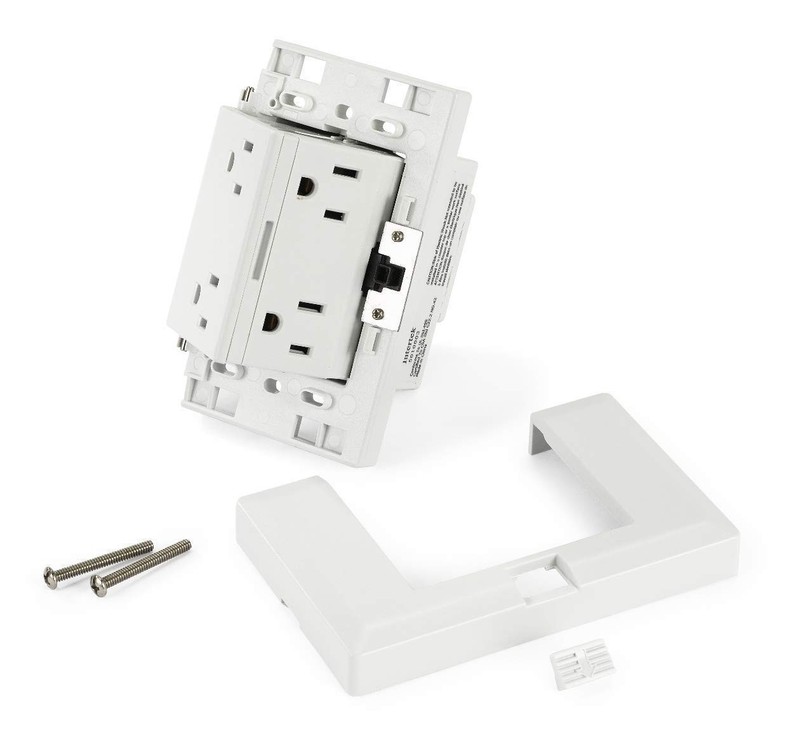 theOUTlet Basic - 15 Amp 125 Volt Permanent Outlet Extender 4 Receptacles White gallery