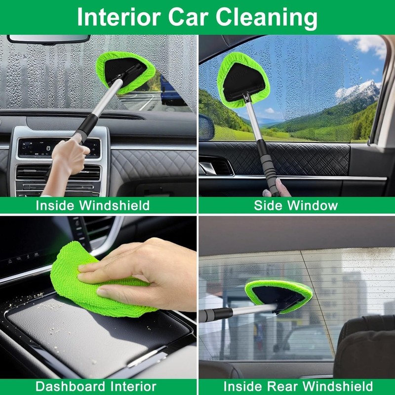 7pcs Windshield Cleaning Tool Kit Car Window Glass Wiper Cleaner Brush Reusable gallery
