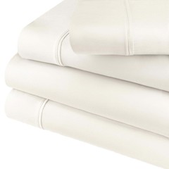 Cotton Blend 600 Thread Count Solid Deep Pocket Bed Sheet Set