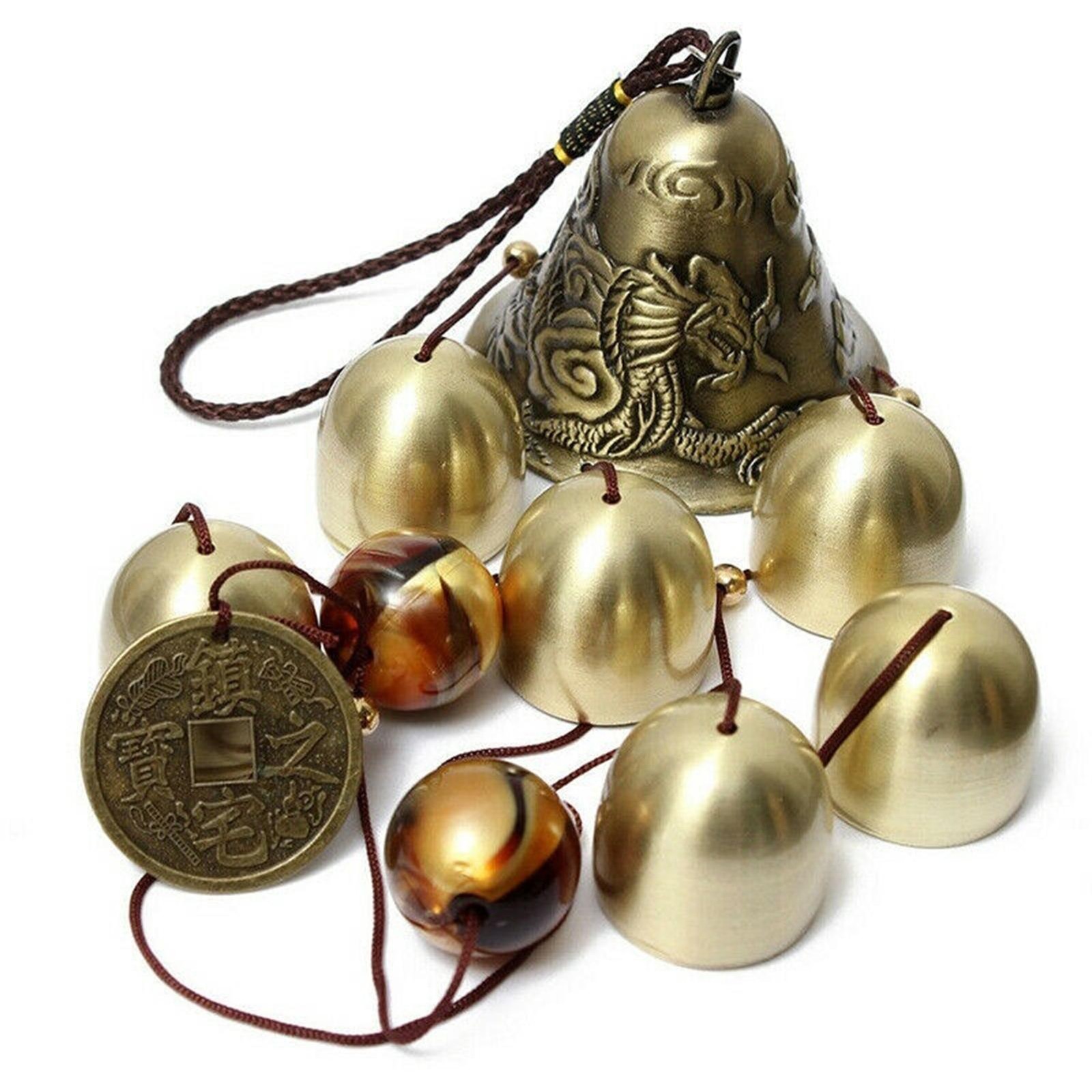 6 Copper Bell Wind Chimes – Outdoor Garden Hanging Decor gallery