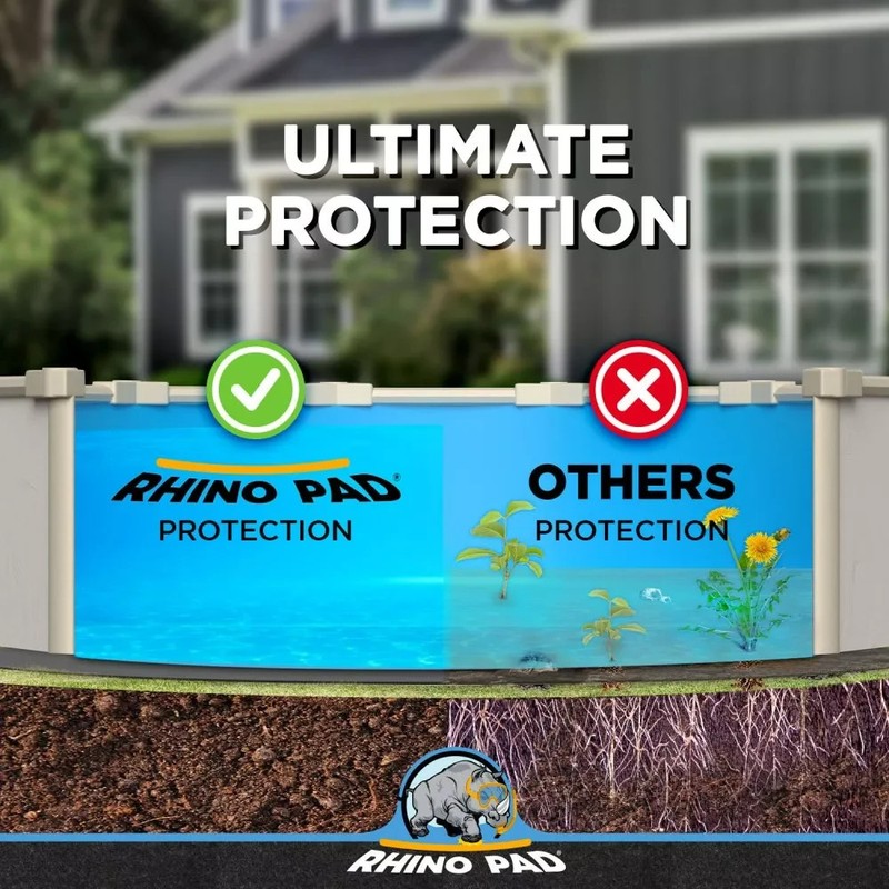 Round, Oval & Rectangular Liner Floor Protector Pad Above Ground Swimming Pools gallery