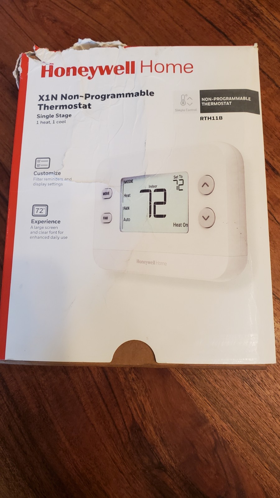 Honeywell Home 24-Volt Non-Programmable Mechanical Thermostat X1N gallery