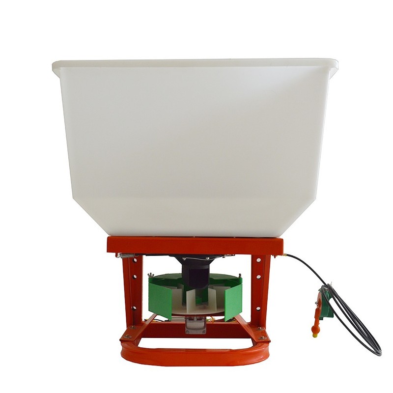 12V Tractor Front-mounted Fertilizer Spreader 265LBS ATV Broadcast Spreader gallery