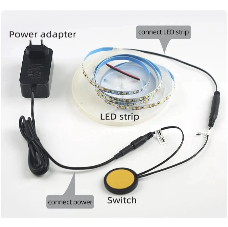 1pc DC12V 24V Smart Touch Sensor Switch 5A 60W LED Cabinet - NEW gallery