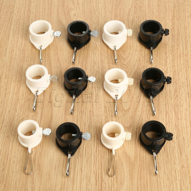 2pcs Flagpole Rotating Flag Pole Mounting Rings Grommet Clip Attachments Rubber gallery