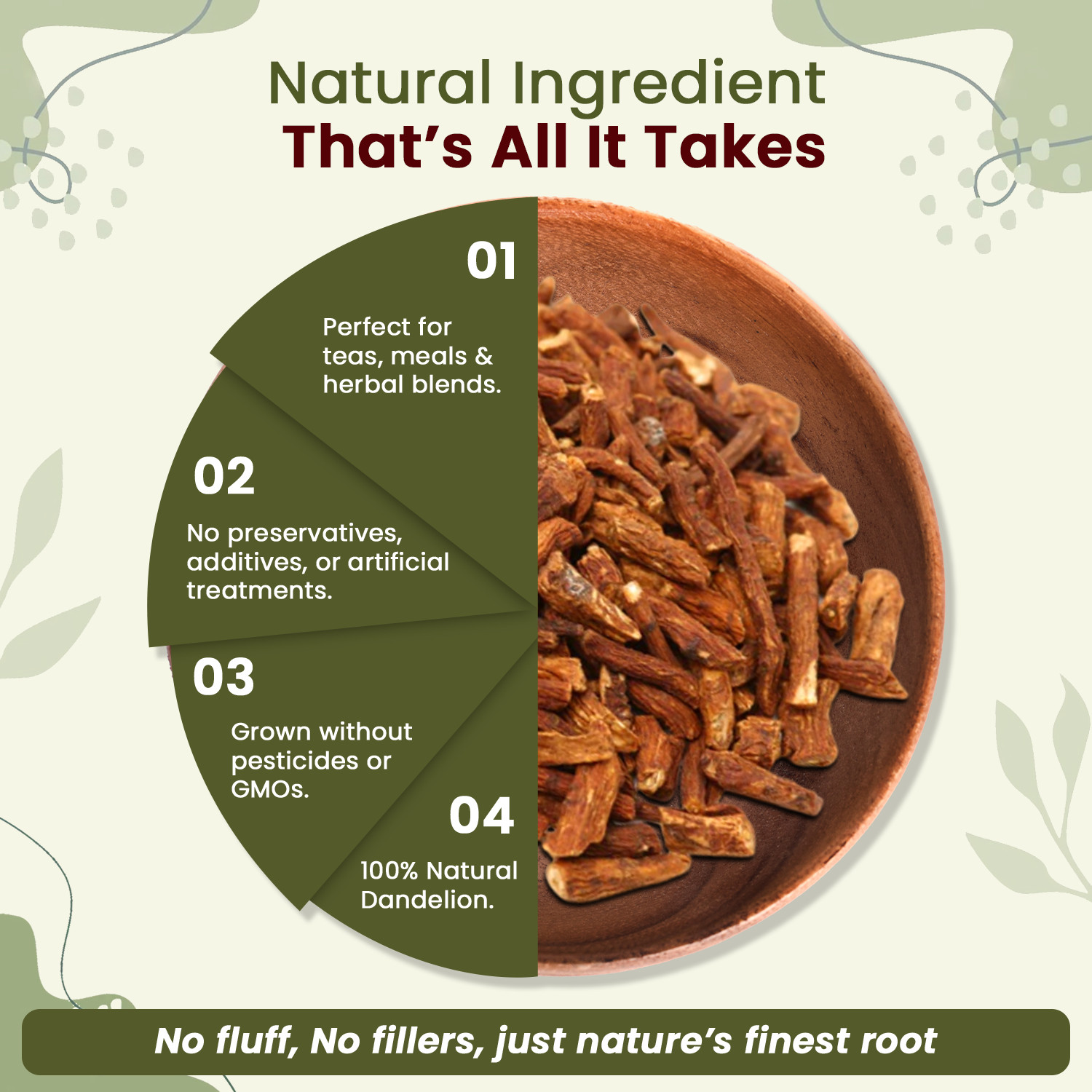 Natural Way Dandelion root whole gallery