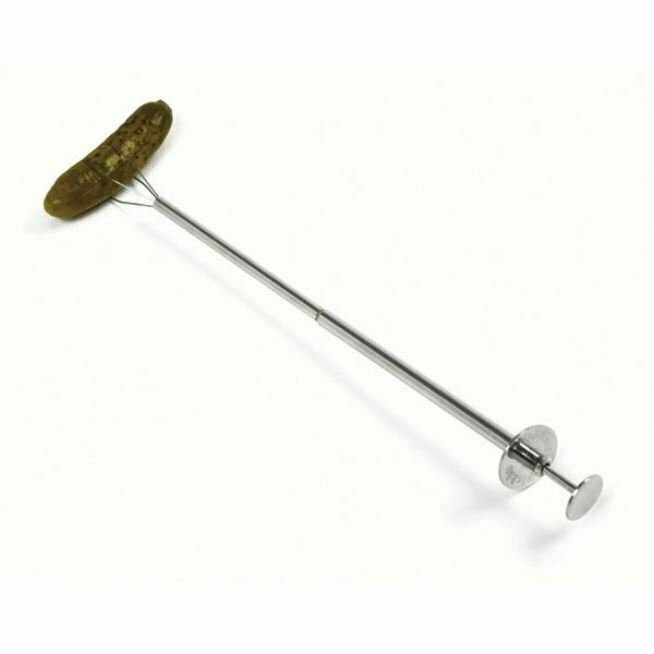 Norpro 8.75" Stainless Steel Pickle Picker Pincher Fork - Olive Pepper Grabber gallery