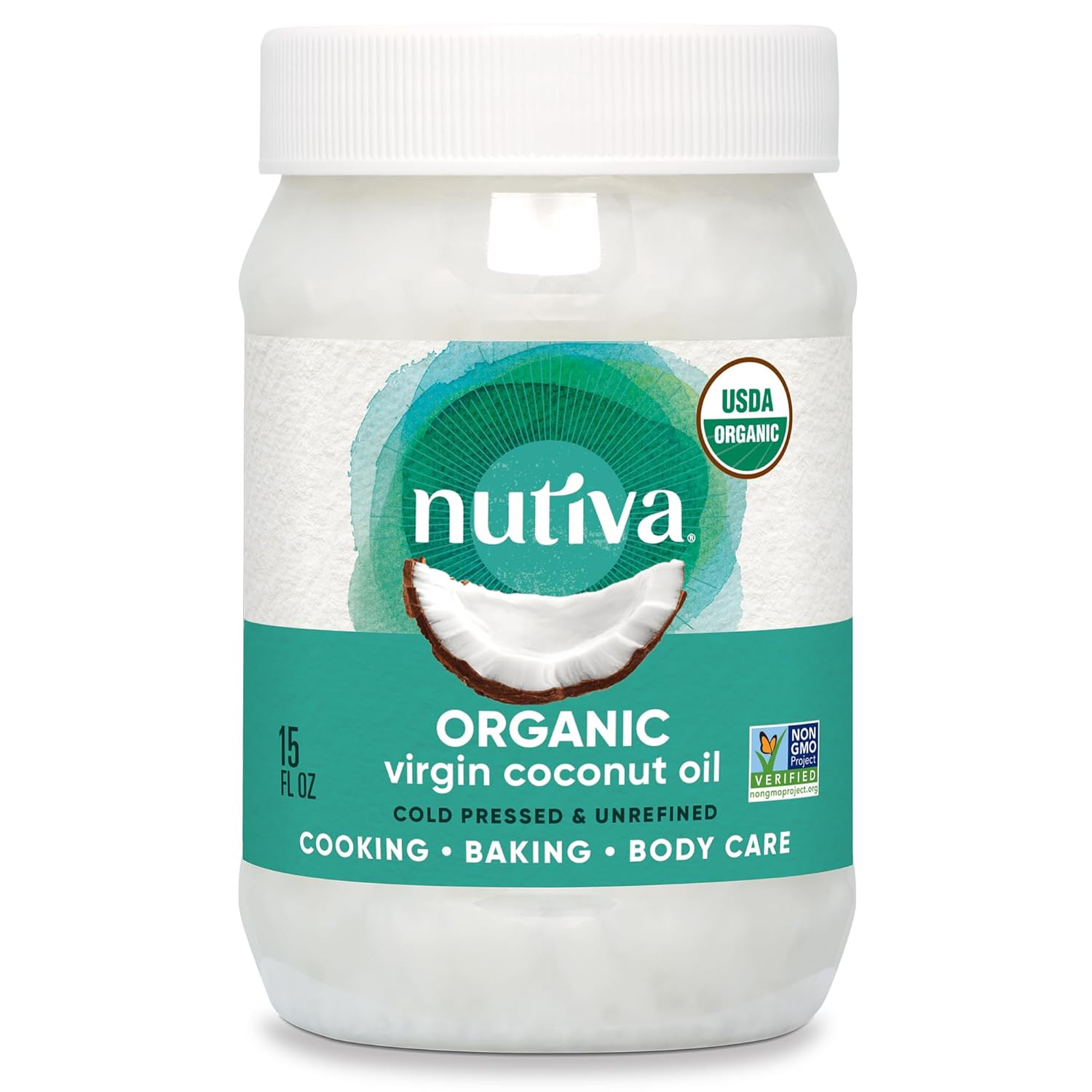 Nutiva Organic, Cold-Pressed, Unrefined, Virgin Coconut Oil from Fresh, Non-Gmo, gallery