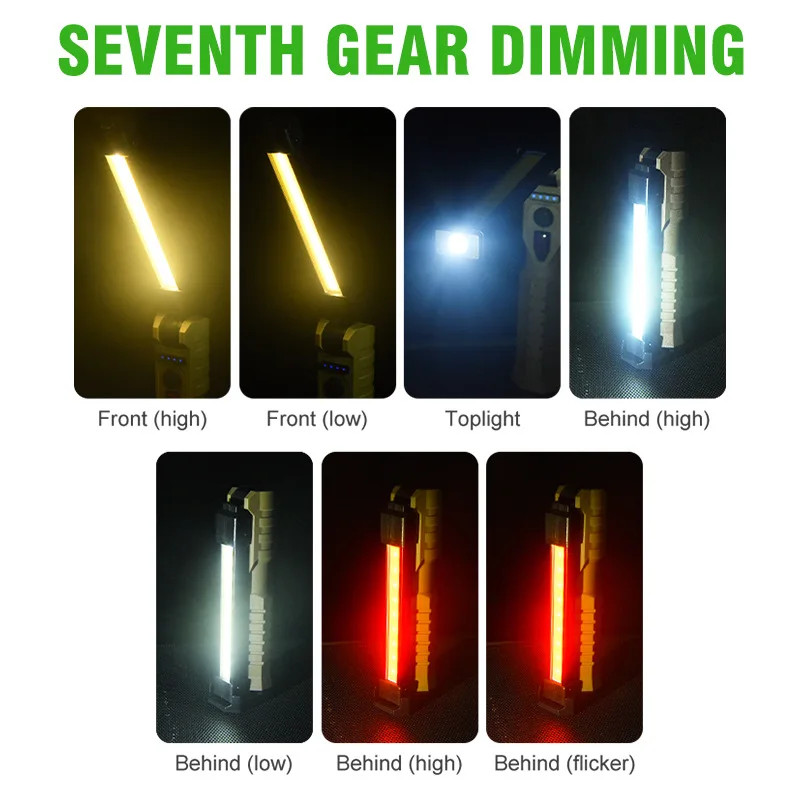 LED Emergency Floodlight COB Folding Work Lamp Strong Magnet Strong Light gallery