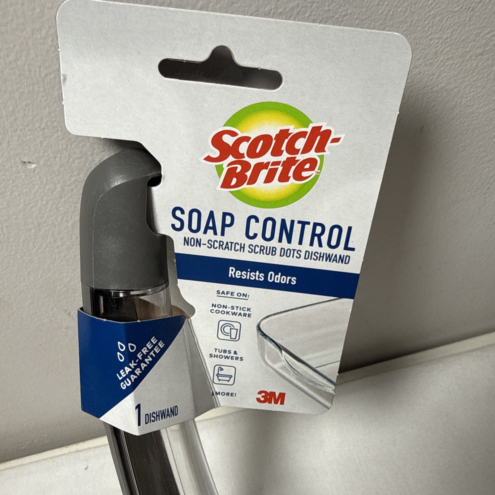 Scotch-Brite Advanced Soap Control Non-Scratch Dots Dishwand gallery