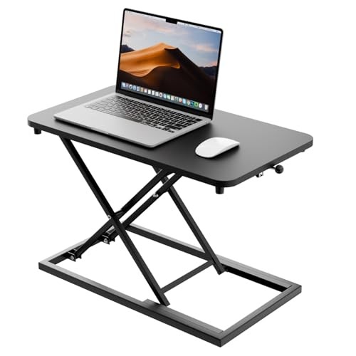 Standing Desk Converter Height Adjustable, Sit to Stand up Desk Riser Black gallery