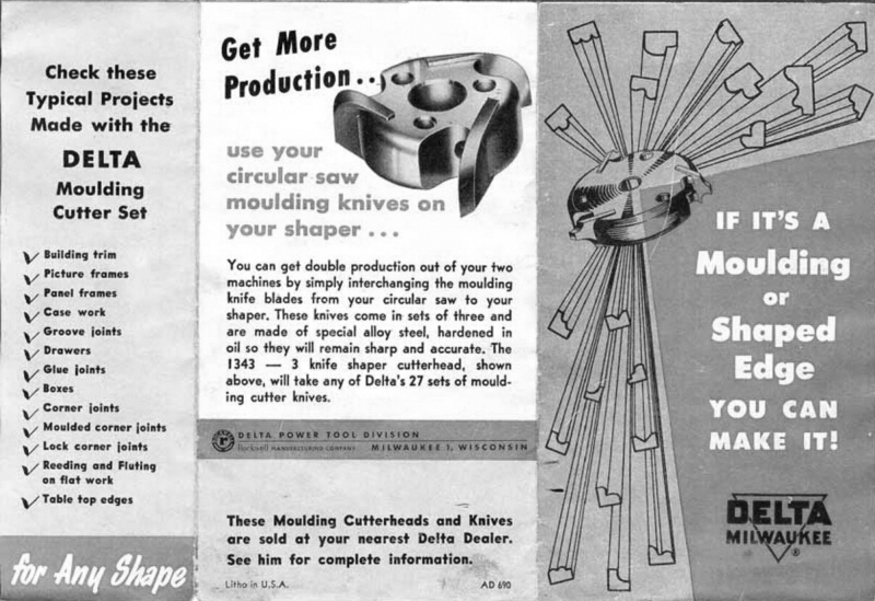 Delta Rockwell Moulding Cutter Set Instructions gallery
