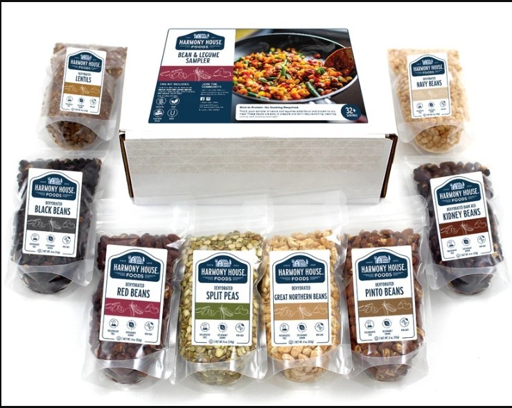 Bean & Legume Sampler (8 ZIP Pouches)-A good source of protein! Our "Easy Cook" gallery
