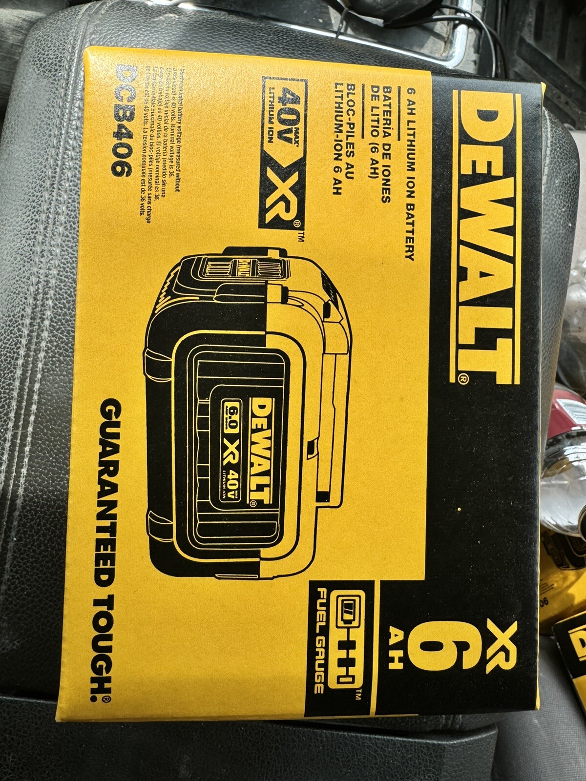 DCB406 Factory Sealed. Brand New. Dewalt 40V XR 6.0 Ah Lithium-Ion Battery. gallery