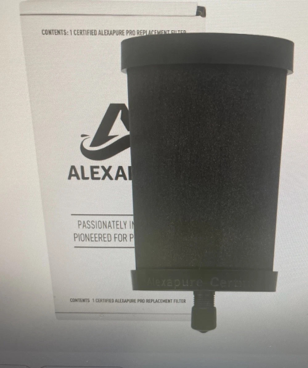 Alexapure PRO 2387 Replacement Water Filter 1 Filter Pack Black gallery