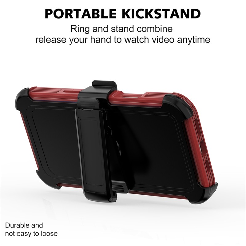 For iPhone 17 Pro Max 16 15 14 13 12 Heavy Duty Defender Magnetic Case Belt Clip gallery