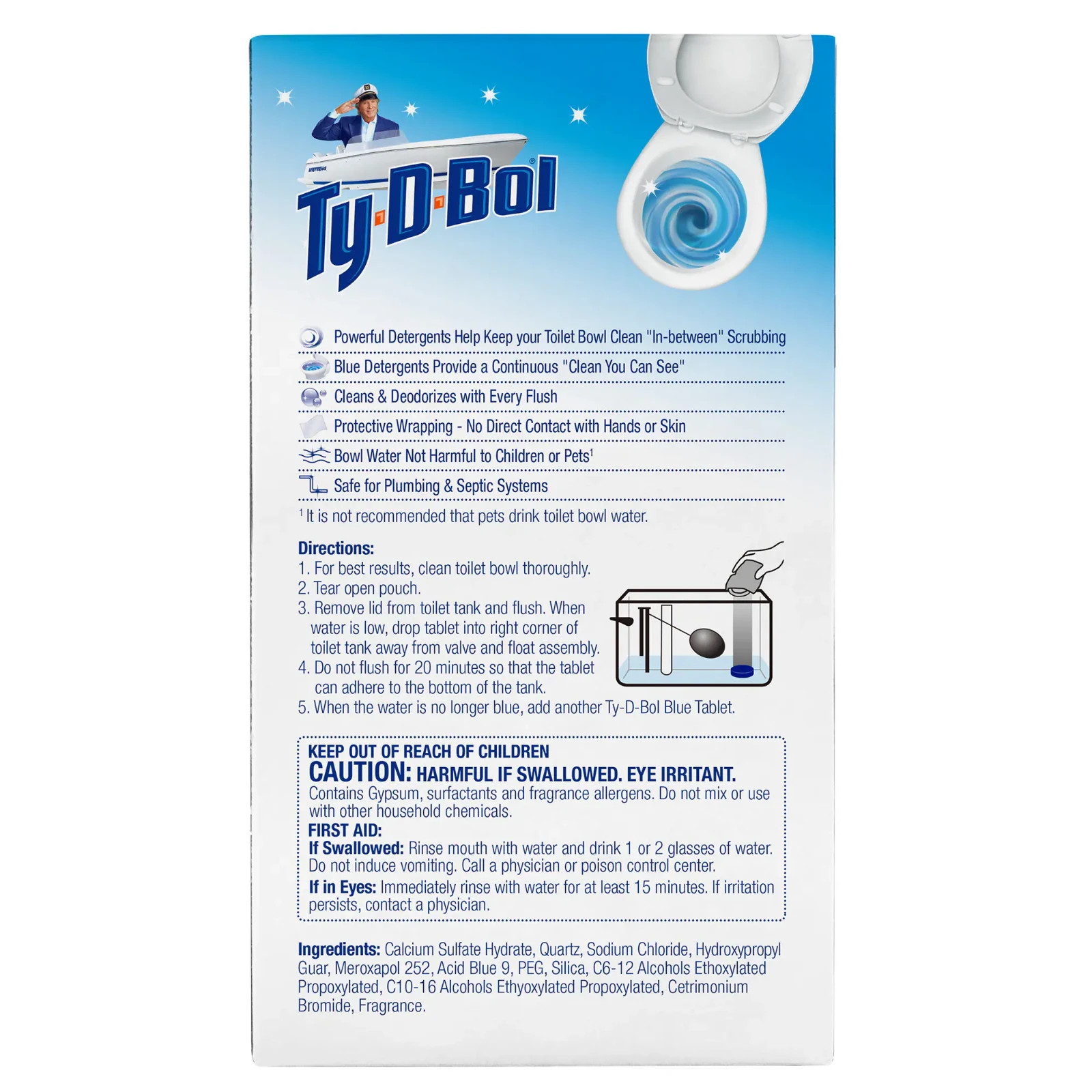 Ty-D-Bol 5 -Count Unscented Tablets All-Purpose Cleaner gallery