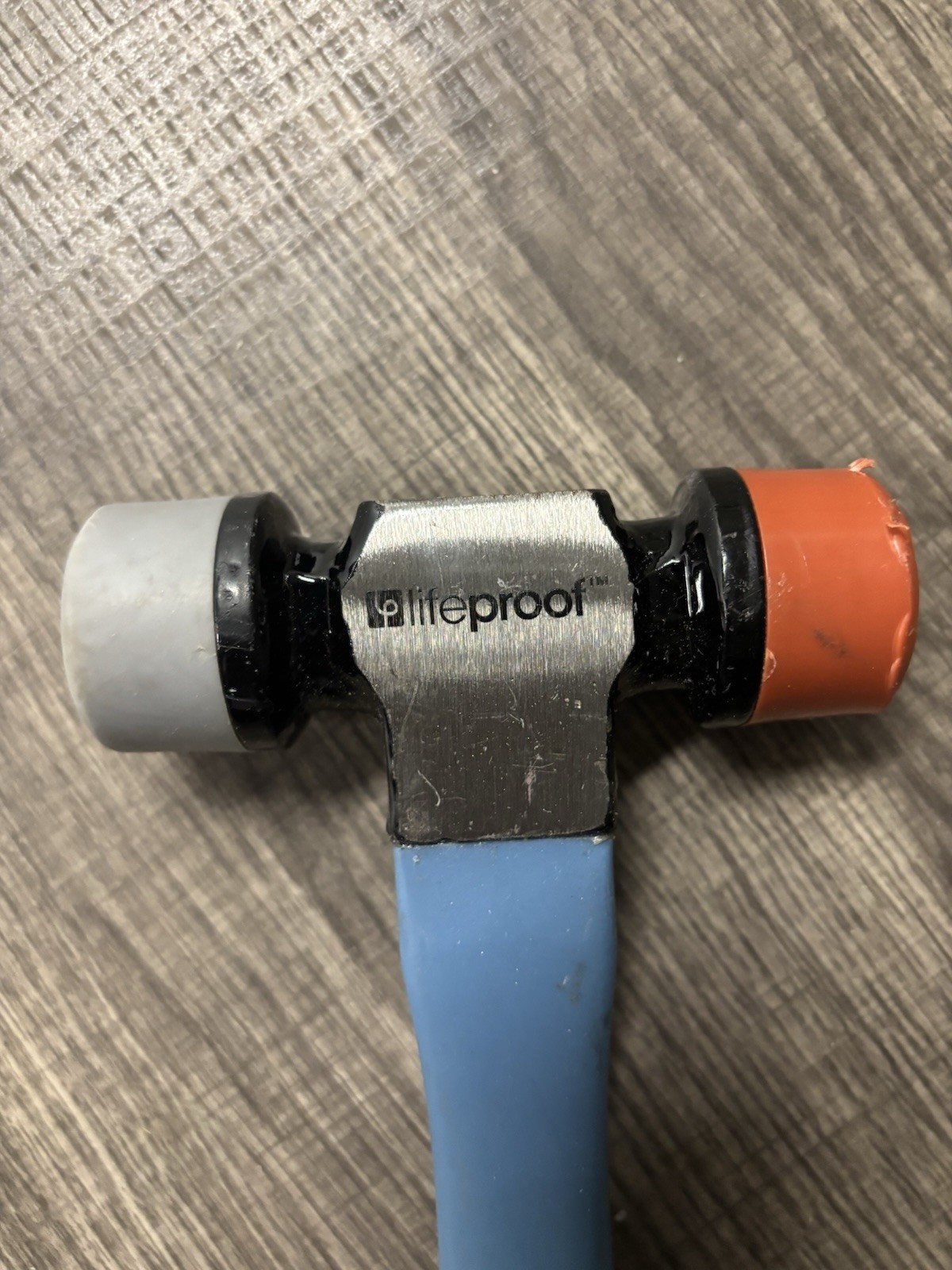 LiteprooF 12 oz Soft Face Hammer Rubber Head/Handle Blue Black Orange Gray gallery