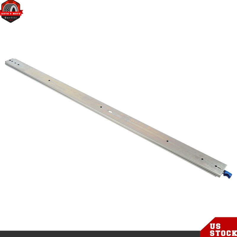 1 Pair 52 Inch Locking Drawer Slides Full Extension & Lock 500 lbs Load Capacity gallery