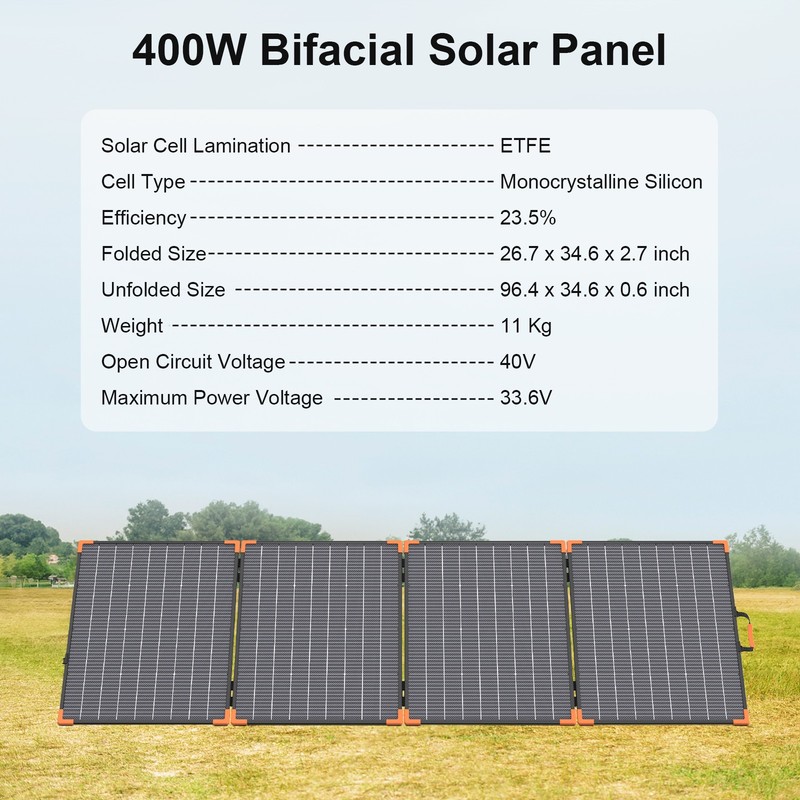 400W 200W 100W Solar Panel Kits for Anker Jackery Ecoflow Bluetti Power Stations gallery