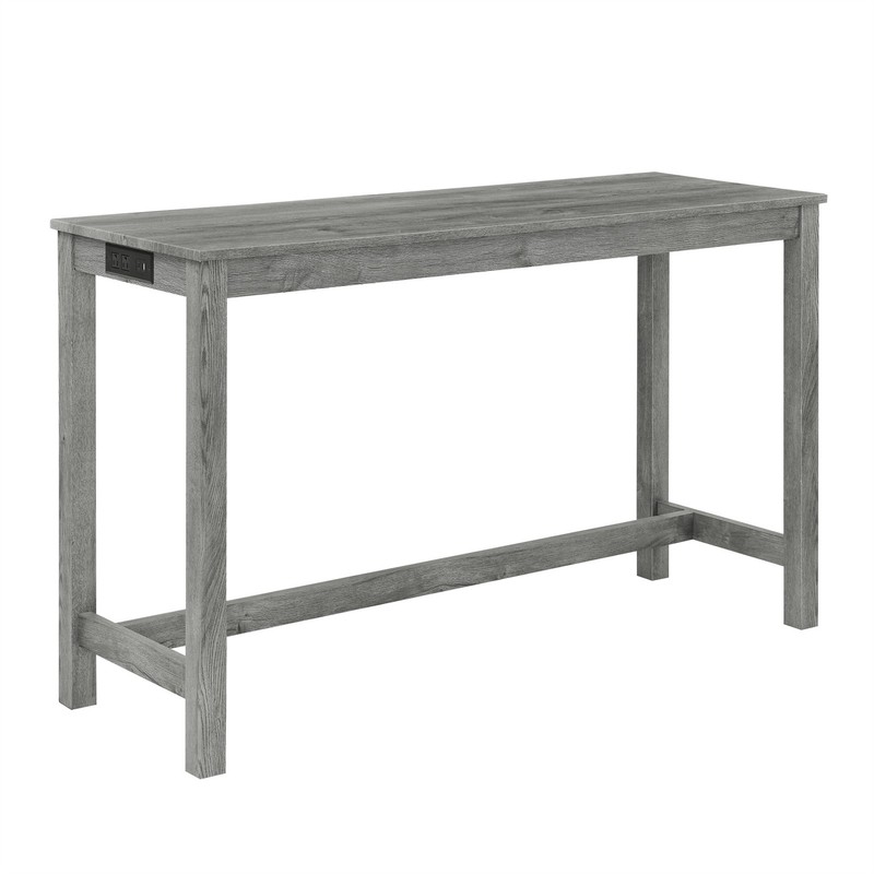 Bar Table Dining Table Sofa Table with Power Outlet Bar Table and Chair Set gallery