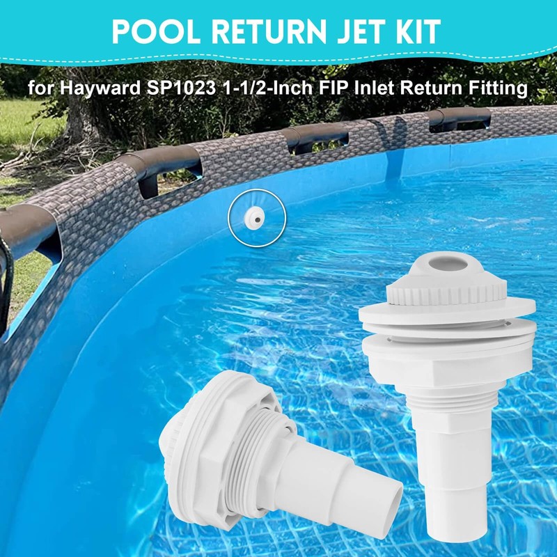 Einder Sp1023 Above Ground Pool Return Jet Kit Complete Directional Eyeball gallery