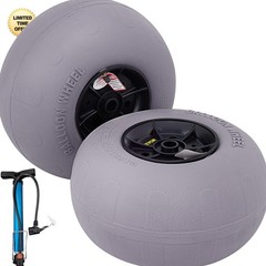 Beach Balloon Wheels 13-inch Inflatable Sand Cart Tires for All-Terrain Use