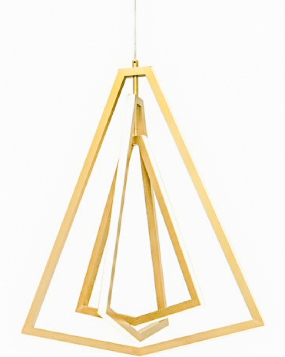 AFX Lighting Gianna 27" LED Pendant, Gold/Frosted - GNAP27L30D1GD gallery