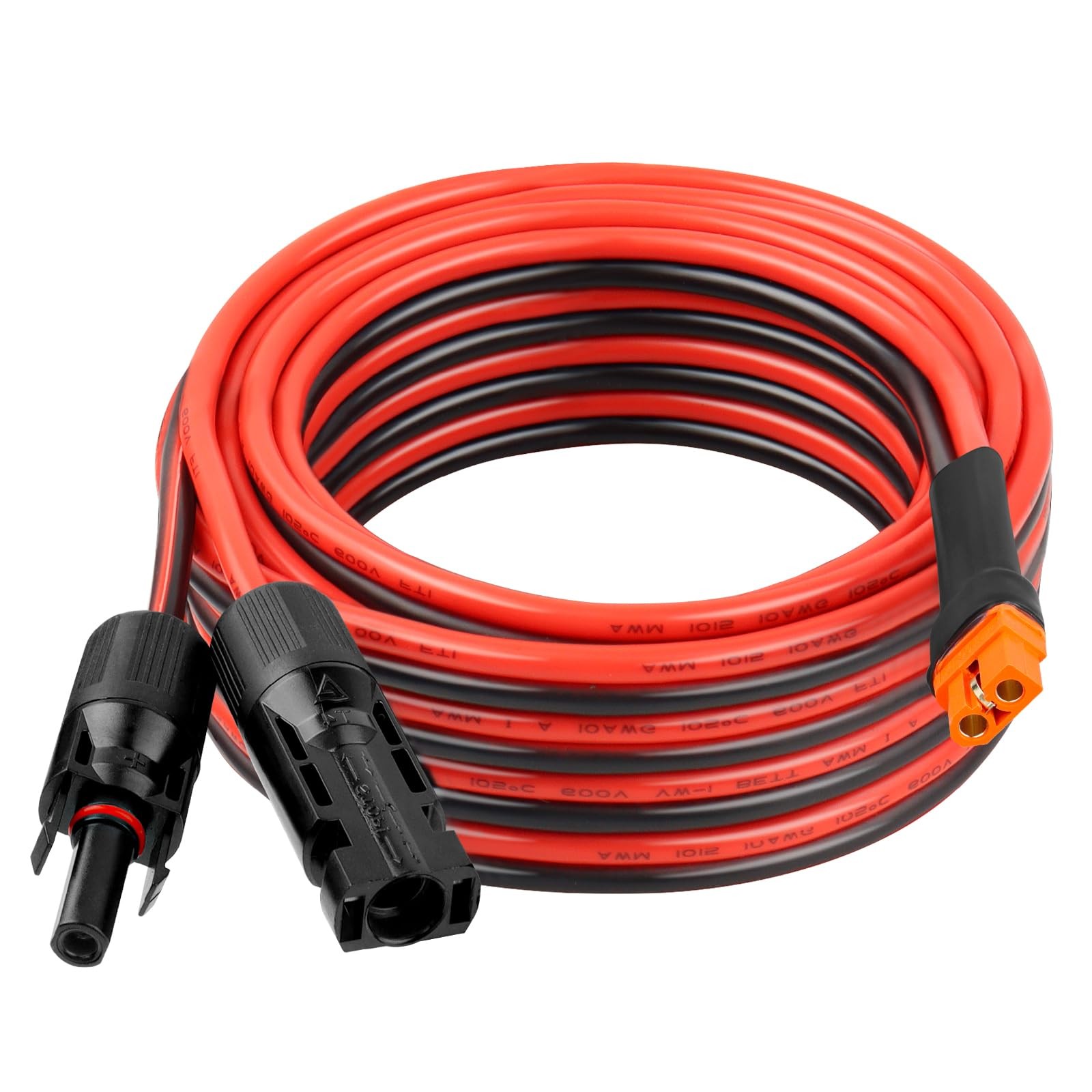 Solar Extension Cable 10AWG XT60i Connector Waterproof Photovoltaic Wire 20FT gallery