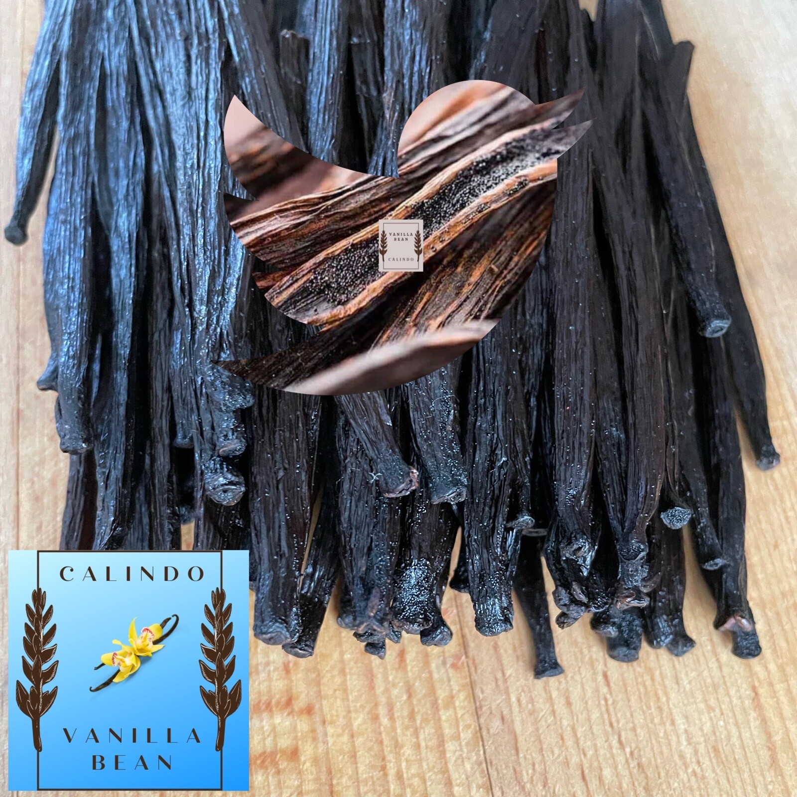 30 Pcs Tahitian Vanilla Beans Grade A [5"] Papua New Guinea Vanilla Extract gallery