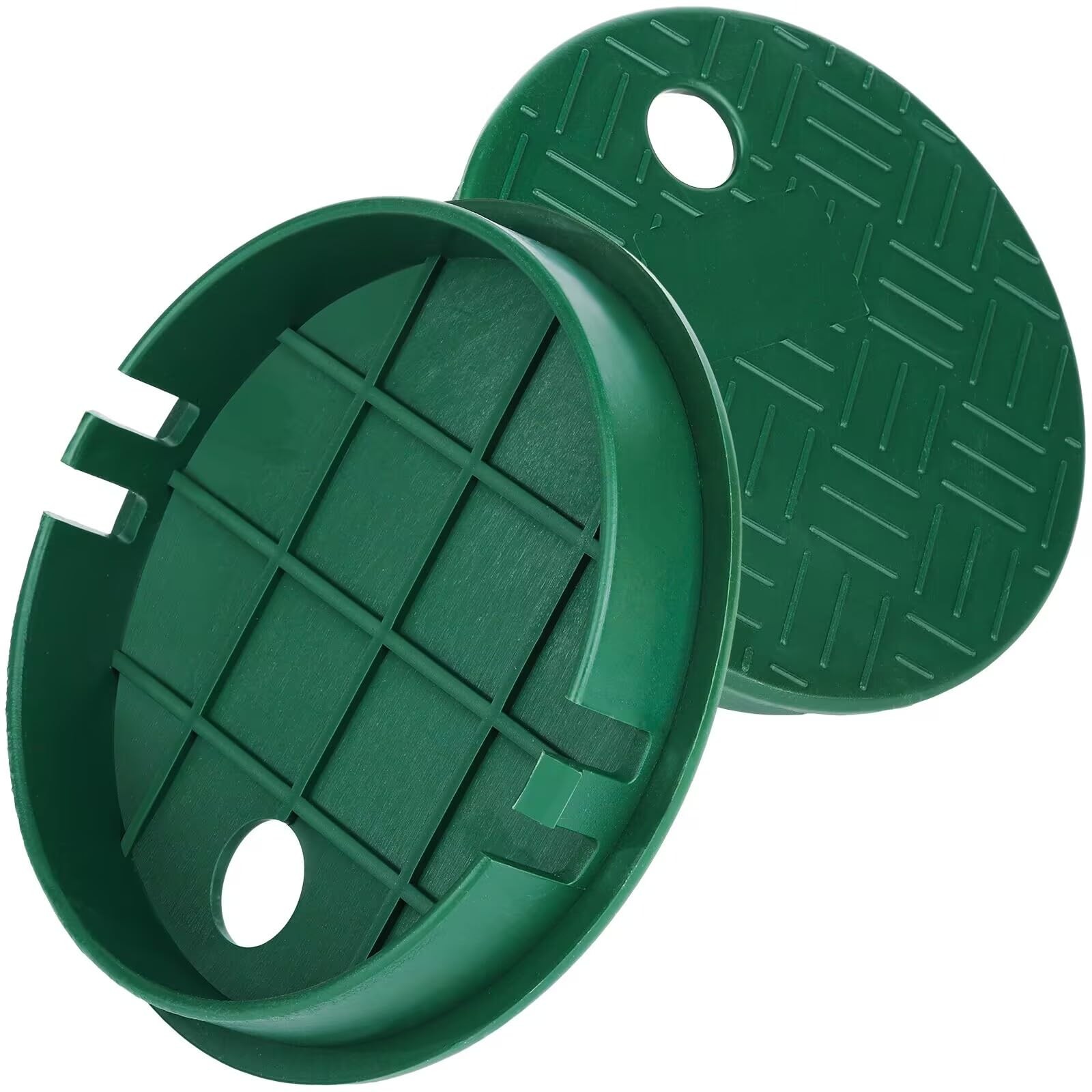 2-Pack 6-Inch Sprinkler Valve Cover Heavy-Duty Irrigation Box Lid gallery