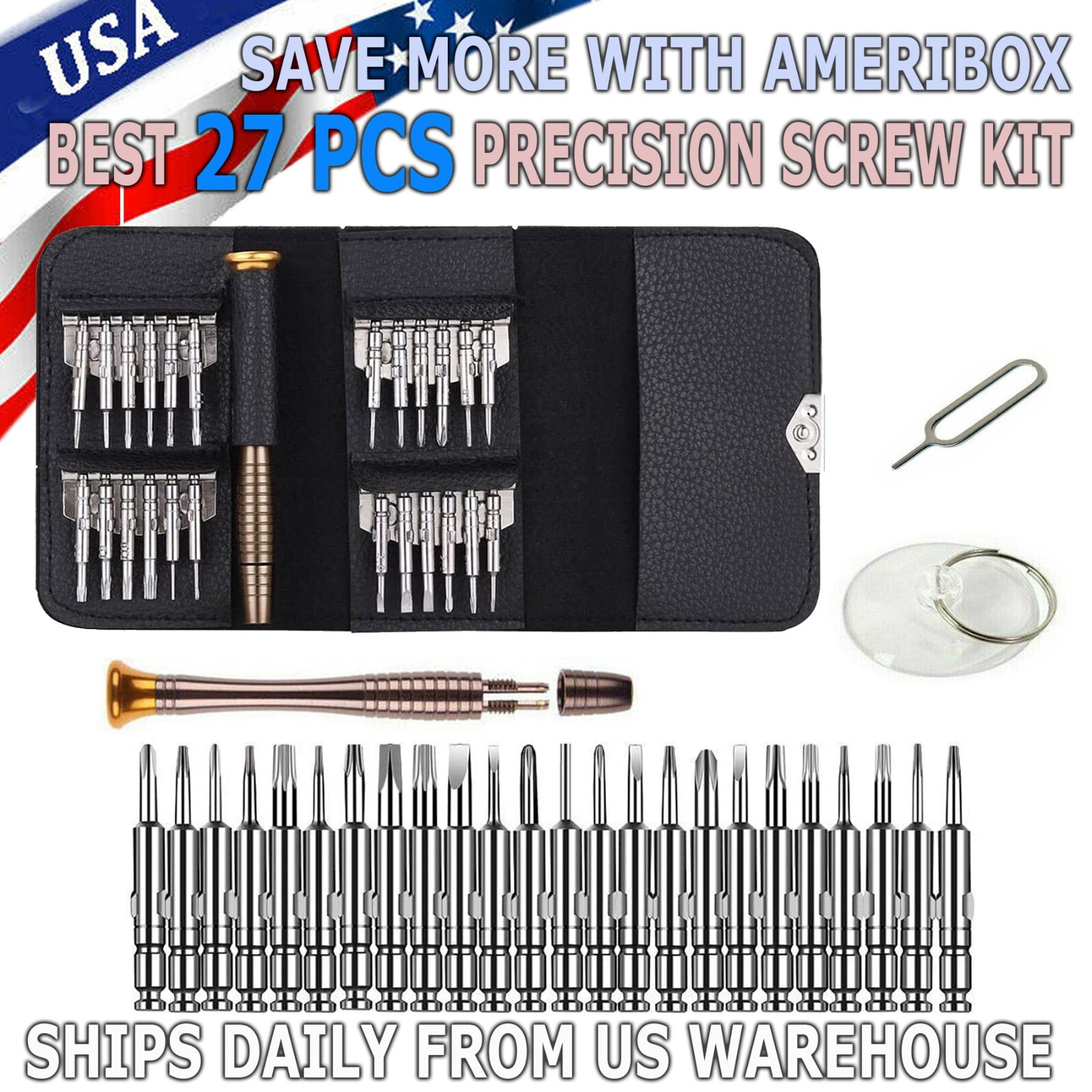 25 in1 Precision Screwdriver Set Computer Repair Torx Tool Kit Laptop Smartphone gallery