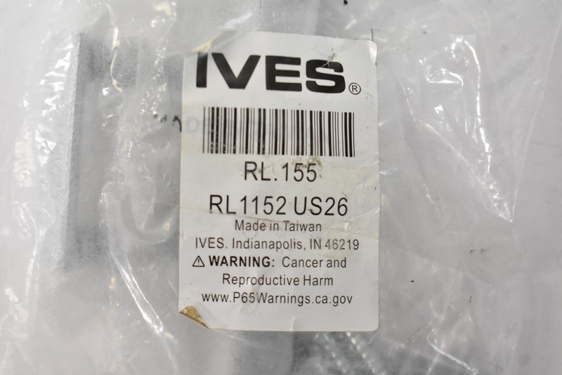 IVES RL1152 US26 Spring Loaded Bolt Silver Satin Interior Room Door Contemporary gallery